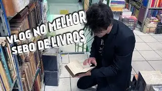 VLOG COMPRANDO LIVROS RAROS NO NOSSO SEBO FAVORITO! (Sebo Nova Floresta)