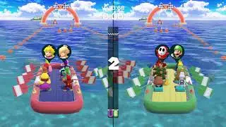 Super Mario Party Random Choice #24 Peach vs Rosalina vs Shy Guy vs Luigi