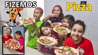 FIZEMOS PIZZA COM O GRUPO DOS MINI ROSA 💗