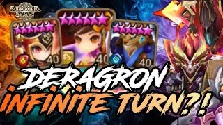 BRUTAL COMBO FIRE DRAKAR WARRIOR WITH SPD LEADER [Summoners War : Sky Arena]