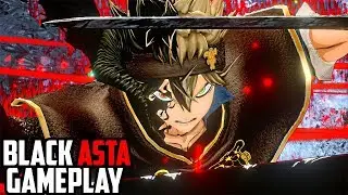 Black Clover Quartet Knights - Black Asta Gameplay | Crystal Carry Online Ranked - (1080p60fps)