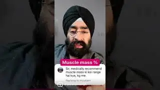 How much muscle mass should I have  #shorts by dr.education.