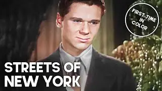 Streets of New York | COLORIZED | Jackie Cooper | Action | Classic Movie