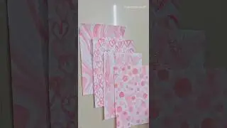 Diy pattern paper for journal || pink theme 🍭 #shorts #aesthetic #pink