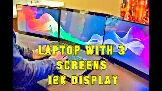 Project valerie @CES 2017 razer's secret laptop with 3 screens