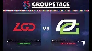LGD vs OpTic Game 1 - DOTA Summit 8: Group C - @LD @Fogged @BSJ @GoDz