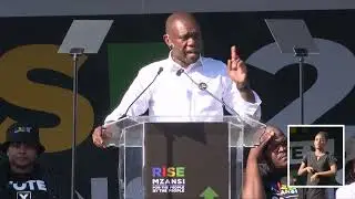 Songezo Zibi Speech: #RISEPeoplesRally