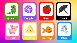 Learn Colors with Picture | Educational Video for Kids