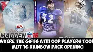 MUT 16 PACK OPENING | HUGE PACK OPENING! HUNTING FOR PRESENTS!!! Madden 16 Ultimate Team