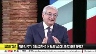 Ministro Tommaso Foti ospite di Start a Sky TG24