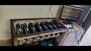 Ethereum Mining Rig in 2021 400 Mhs + Speed Part-1