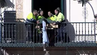 Tudela Semana Santa 2015 - Ceremonia Del Volat&iacute;n Clip 2/2