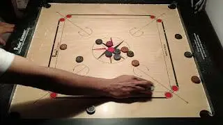 Carrom practice shot @acarrommasterstroke @meditativemind @ConcentrateNL @Strikeandpocket 
