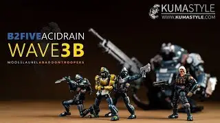 Toy Review: B2Five Acid Rain Wave 3B (Moose Laurel and Abaddon Troopers)