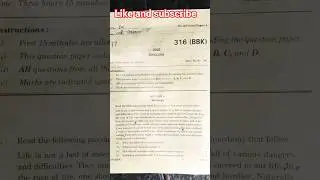 Class 12th English pre board paper 2026 || english preboard paper 2026 || #english #preboard2026