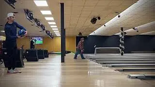 2 Handed Bowling - 4 Step (side view)