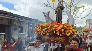 procesión de san francisco de asís en los 800 años de los cánticos de las Aves 🇸🇻