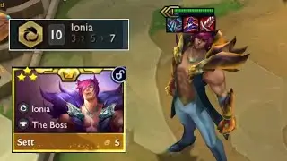 3 star Sett ft 10 Ionia⭐⭐⭐!? TFT Set 16