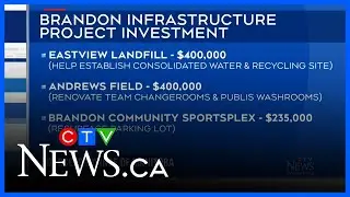 Manitoba spending $1 million on Brandon infrastructure