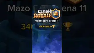 Mazo para arena 11 Clash Royal #arenas #clashroyale #jugandoarena #clash #clahs #mazos #dark__ston