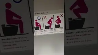 Как нужно ходить в японский туалет