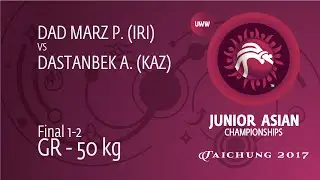 GOLD GR - 50 kg: P. DAD MARZ (IRI) df. A. DASTANBEK (KAZ), 2-1