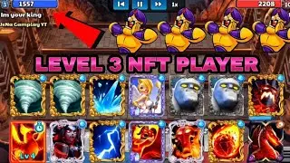 OMG 😳 Level 3 Castle Player Full NFT Cards? Castle Crush 