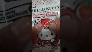 Hello Kitty Gummy candy 🍬🍬🍬 with Lactobacillus #satisfying #sound #asmr #sweet #guummy