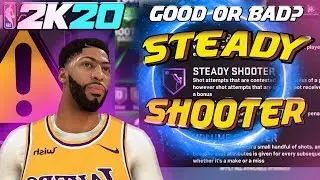 WORTH IT? NBA 2K20 (STEADY SHOOTER BADGE) AFTER UPDATE 1.02 KEVTHEKING99-YT
