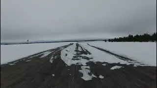 DJI FPV Winter Flying at Deer Park Airport