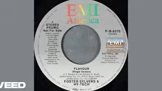 Foster Sylvers and Hy-Tech - Flavour Single Version 45 Record 1986 EMI American Lost 80s R&B Funk