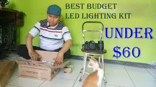 Комплект светодиодного освещения для Youtube видео и мини студийного фото до $ 60