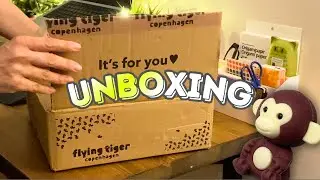 Stationery Haul for Study Motivation ✨| Unboxing My Flying Tiger Finds | Relaxing Sounds No talking