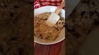 Полезное овсяное печенье с изюмом | Без добавления сахара, масла и муки | Безглютеновое и веганск...