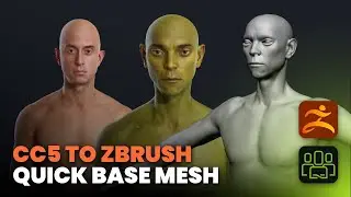 Рабочий процесс в Character Creator 5: Формирование основы нового персонажа