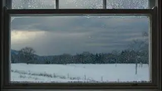Feel Instantly Calm ❄️ Cozy Snowfall Outside the Window | 3H for Sleep, Study & Anxiety Relief (4K)