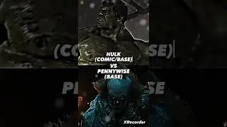 Hulk Vs Pennywise #pennywise #hulk #smash #marvelcomics #marvel #clown #battleedit #hulksmash #short