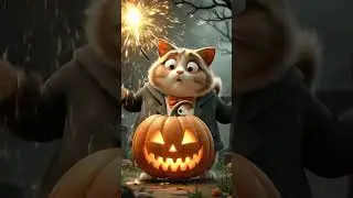 Fat Cat and the Halloween Doomsday | Trick or Boom #fatcat #pixarstyle #cgishort #pixarcat #pixarcgi