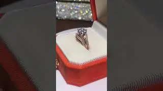Engagement Surprises: Rose Gold Moissanite Ring #surprise #rosegoldring
