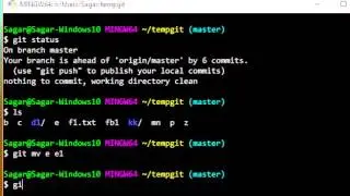 How to move a file in git