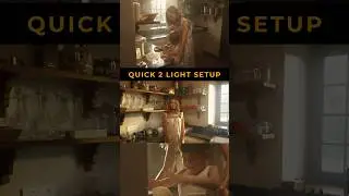 2 light setup.  #cinematic #smokegenie #tubelight #nanlite #keylight #video