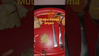 Simple mutton keema briyani.