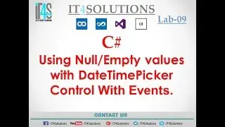 C# Tutorial - Using null value with DateTimePicker Control