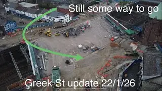 Greek St Railway Bridge Replacement Project Stockport | Update 22/1/26