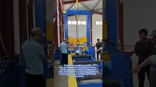 h beam assembly machine