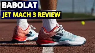 Обзор Babolat Jet Mach 3: ЛУЧШИЕ СКОРОСТНЫЕ теннисные кроссовки 2026 года?