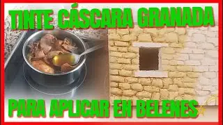💯🔆Tinte de cascara de la granada para aplicar en los Belenes