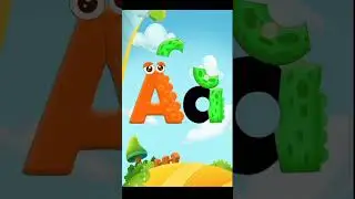 learn alphabet Aa with games