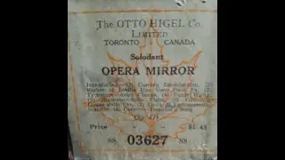 Opera Mirror Medley on Otto-Higel Player Piano Roll