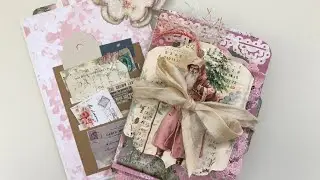 Mini Christmas Layered Journal - DT My Porch Prints - Snail Mail Ideas